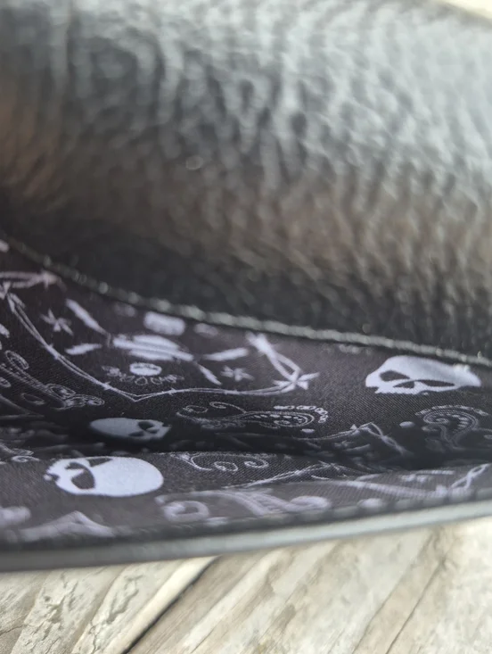 Harley-Davidson Black Leather Bag with Matching Studded Wallet - Picture 15 of 16